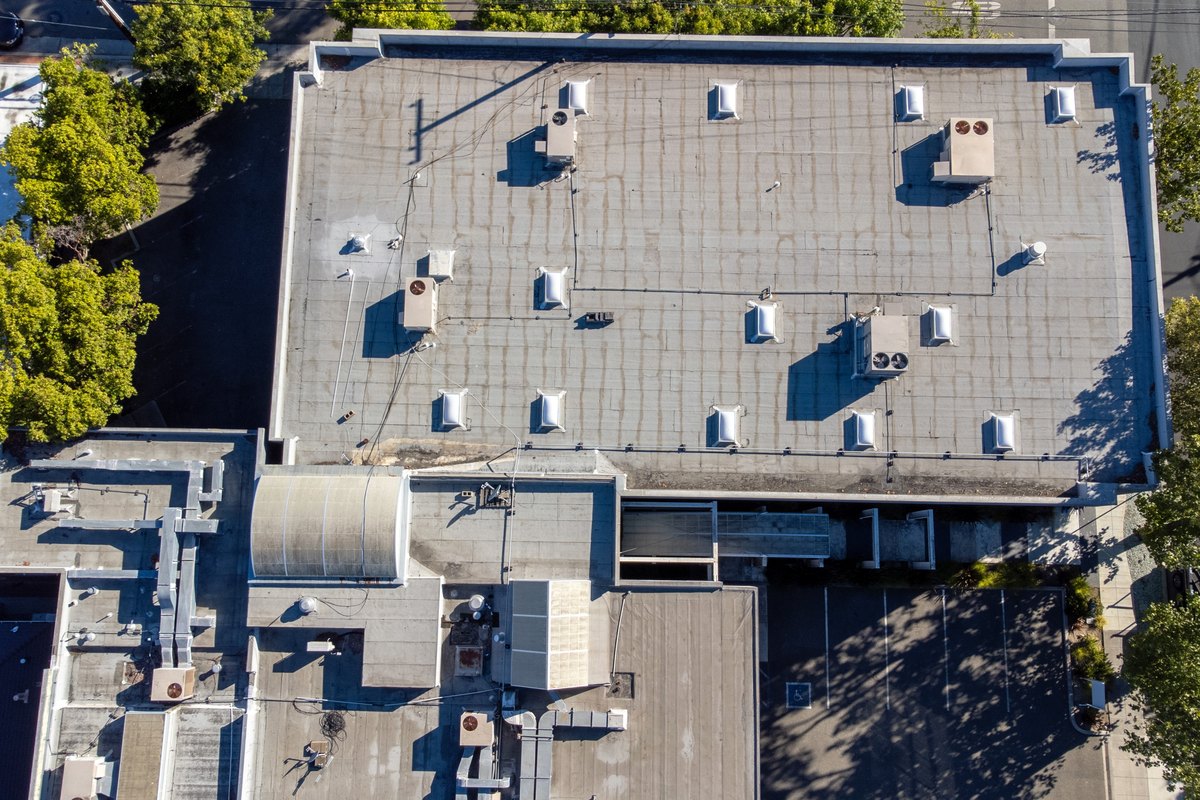 commercial roofing companies in Northern Virginia completing a re-roof