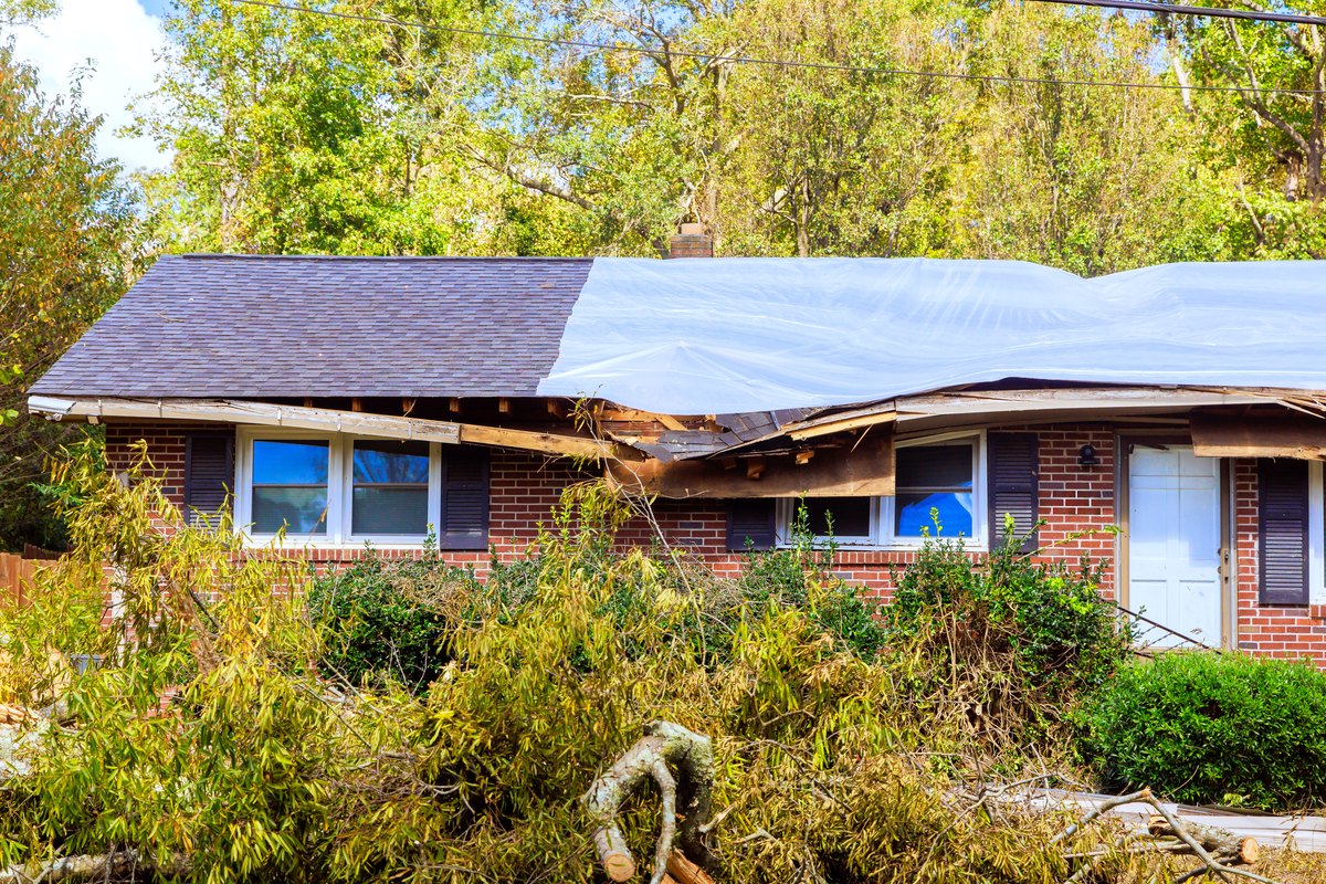 roof repair in Arlington VA after wind damage